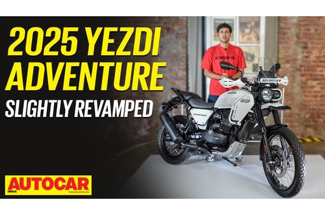 2025 Yezdi Adventure walkaround video